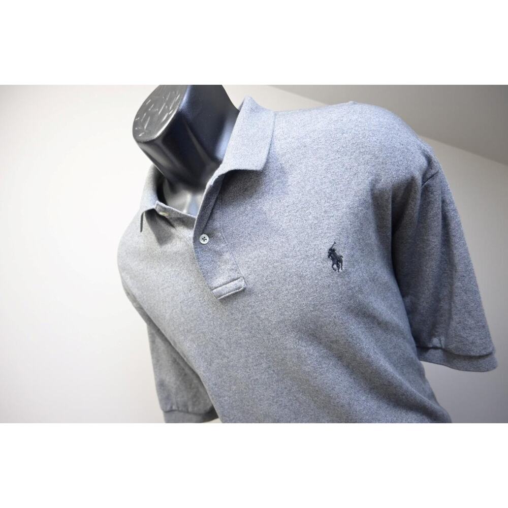Polo Ralph Lauren Golf Polo Classic Fit Marled Gray Short Sleeve Mens Sz XL
